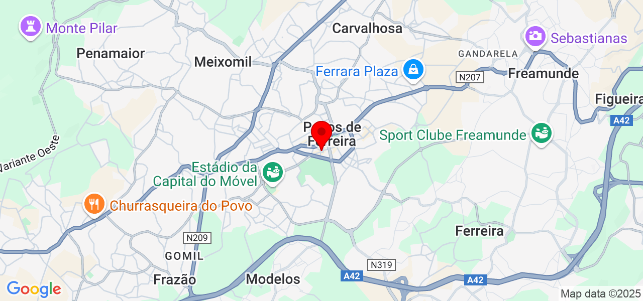 Wehome - Obras e Remodelações - Porto - Paços de Ferreira - Mapa