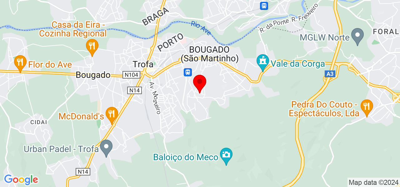 Nelson Sousa - Porto - Trofa - Mapa
