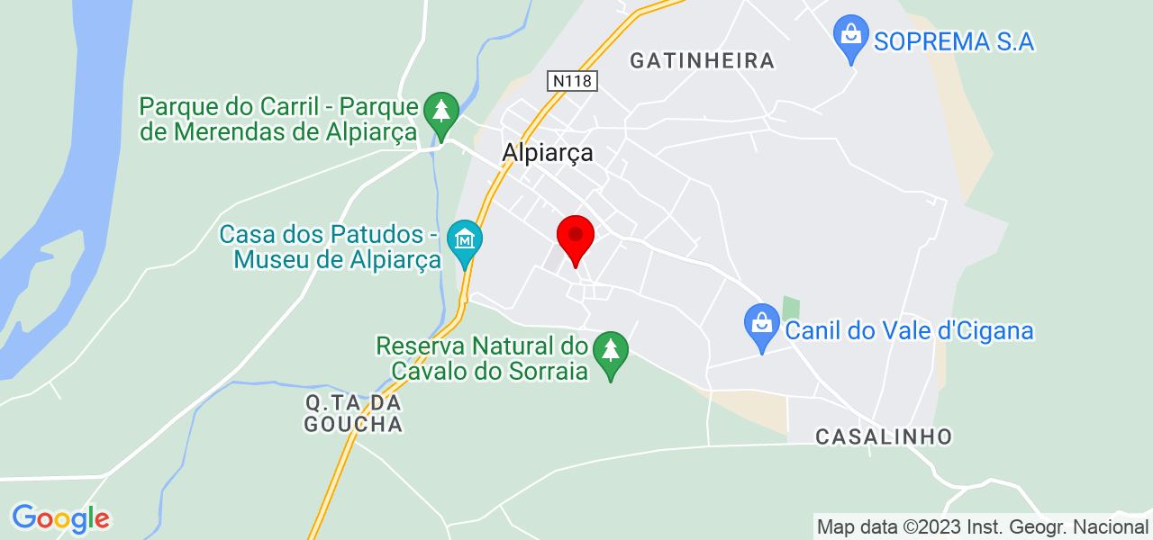 Ricardo Guedes - Santarém - Alpiarça - Mapa