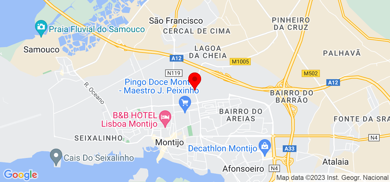 Ronaldo - Setúbal - Montijo - Mapa