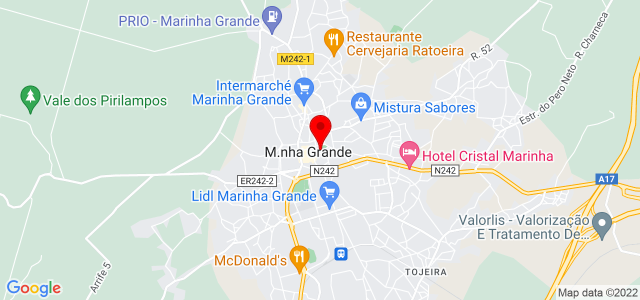 Bruno - Leiria - Marinha Grande - Mapa