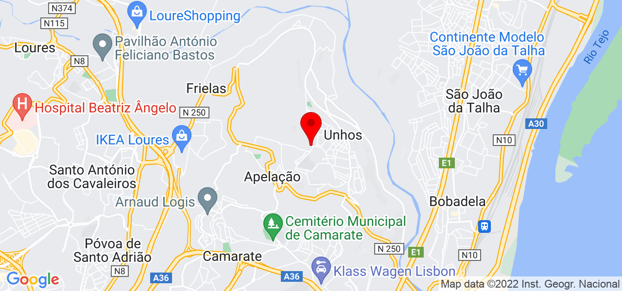 Taissa - Lisboa - Loures - Mapa