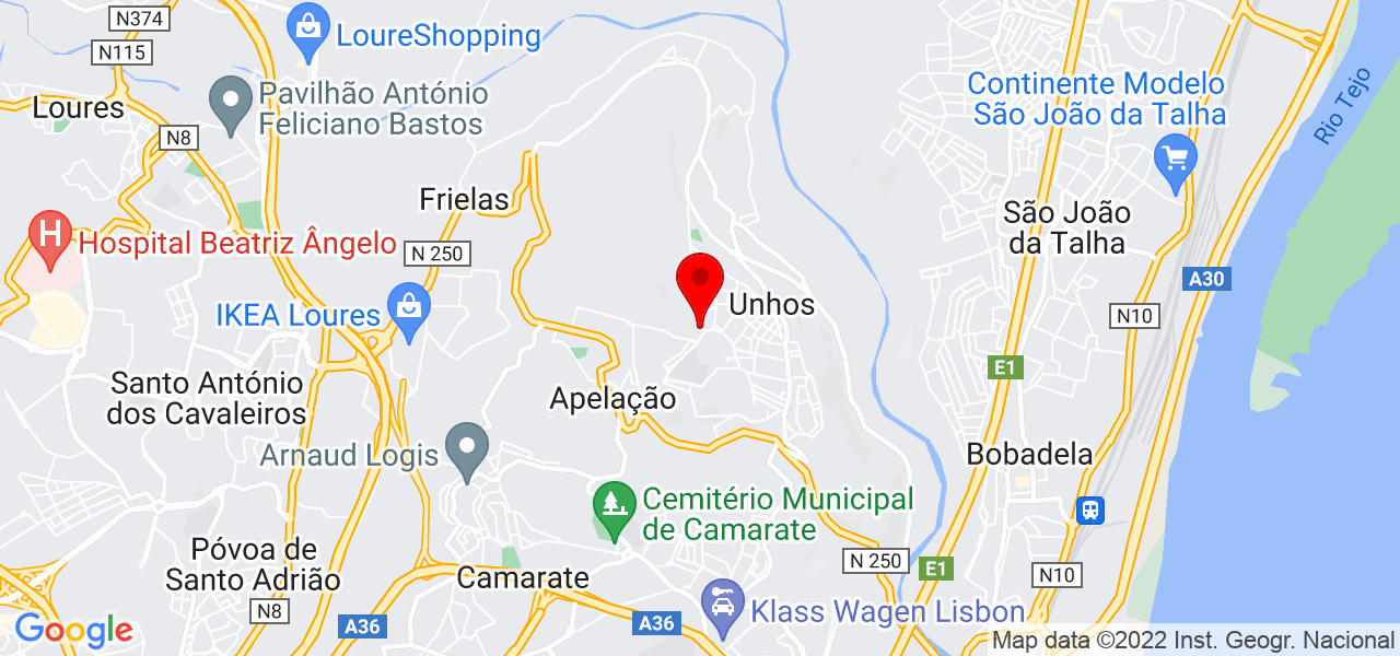 Taissa - Lisboa - Loures - Map