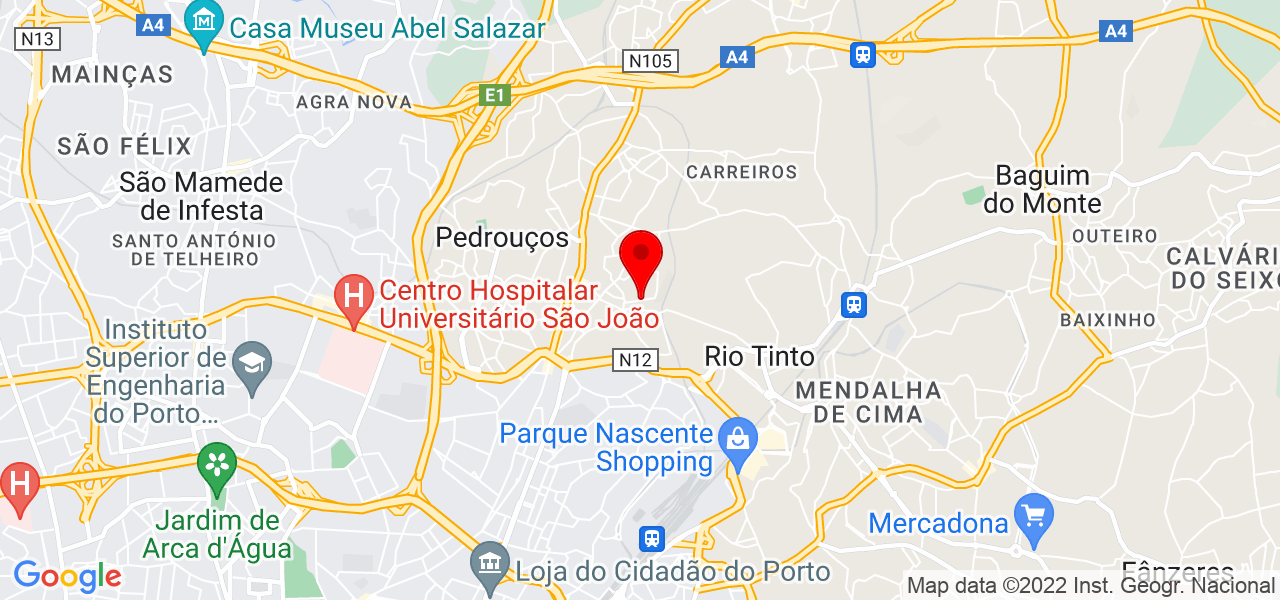 Pedro Oliveira - Porto - Gondomar - Mapa