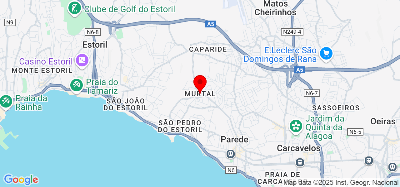 Em Nome da Luz - Lisboa - Cascais - Mapa