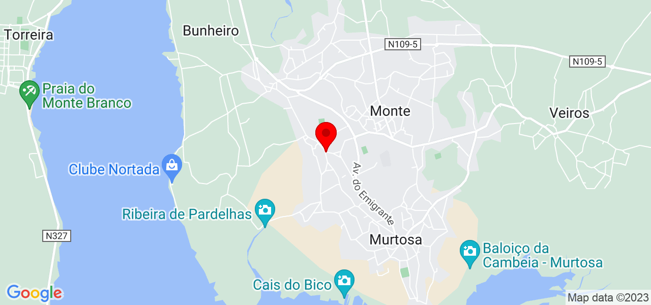 Elétrica - Aveiro - Murtosa - Map