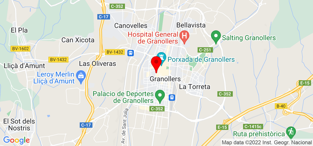 lito - Cataluña - Granollers - Mapa