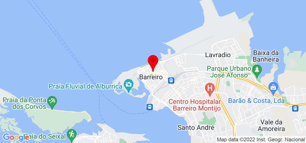 David Vasques - Setúbal - Barreiro - Mapa