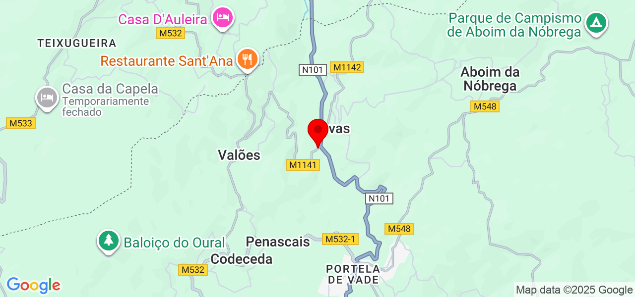 Bruno Nunes - Braga - Vila Verde - Mapa