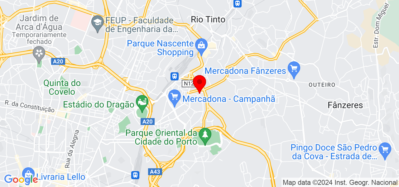 Gustavo Campos - Porto - Porto - Mapa