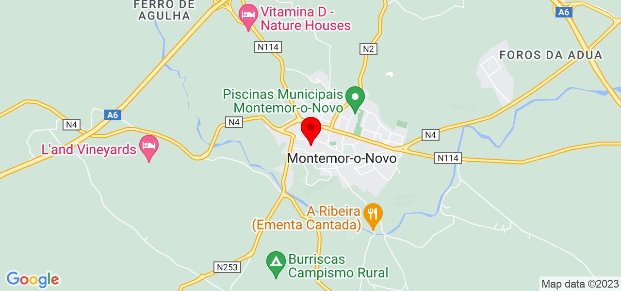 Miriam - Évora - Montemor-o-Novo - Map