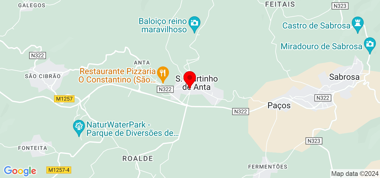 TecBravo - Inform&aacute;tica e telecomunica&ccedil;&otilde;es - Vila Real - Sabrosa - Mapa