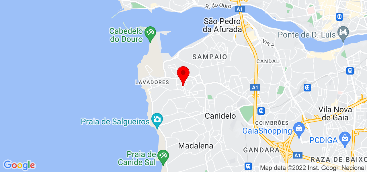 Rafael - Porto - Vila Nova de Gaia - Mapa