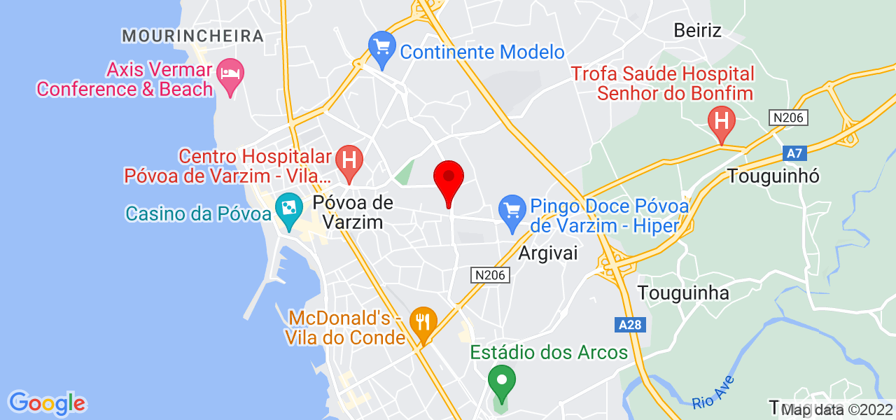 Filipe - Porto - Póvoa de Varzim - Mapa
