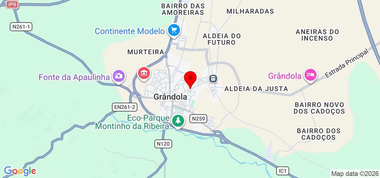 Corpo & Alma Ayurvedic Spa , Grándola - Setúbal - Grândola - Mapa