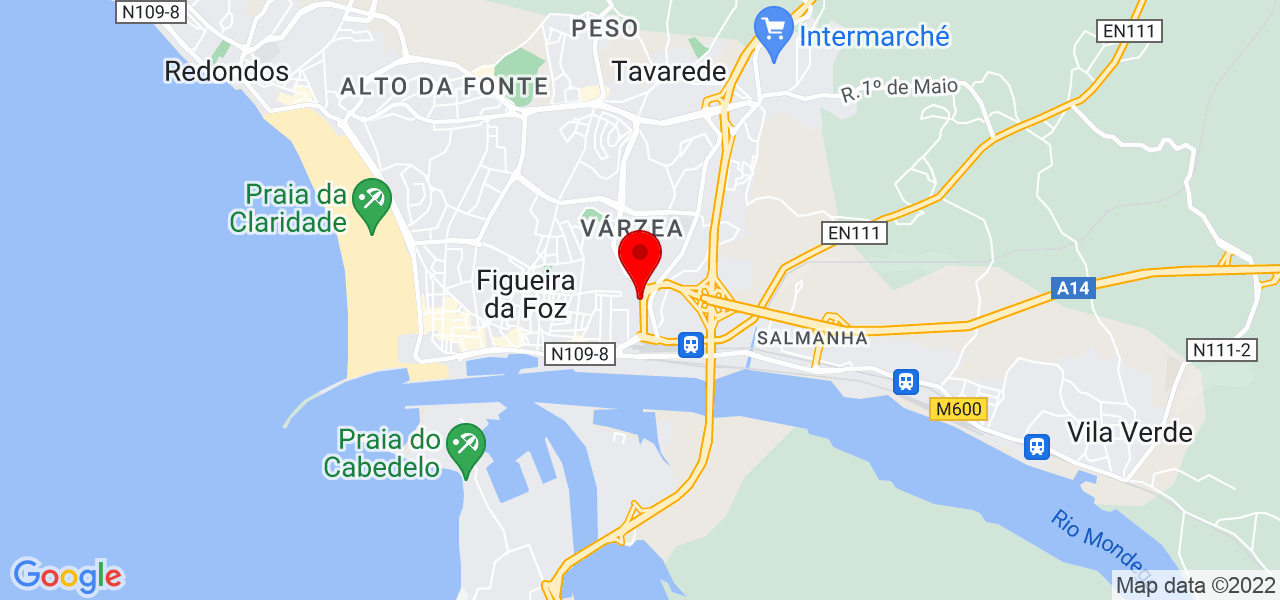 CognitCenter - Psicologia, Educa&ccedil;&atilde;o, Forma&ccedil;&atilde;o - Coimbra - Figueira da Foz - Mapa
