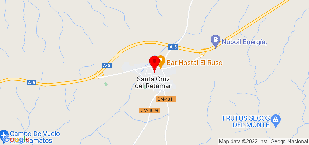 Miguel &Aacute;ngel - Castilla-La Mancha - Santa Cruz del Retamar - Mapa