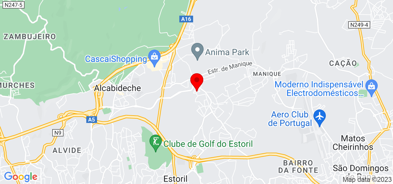 Rayane Braz - Lisboa - Cascais - Mapa