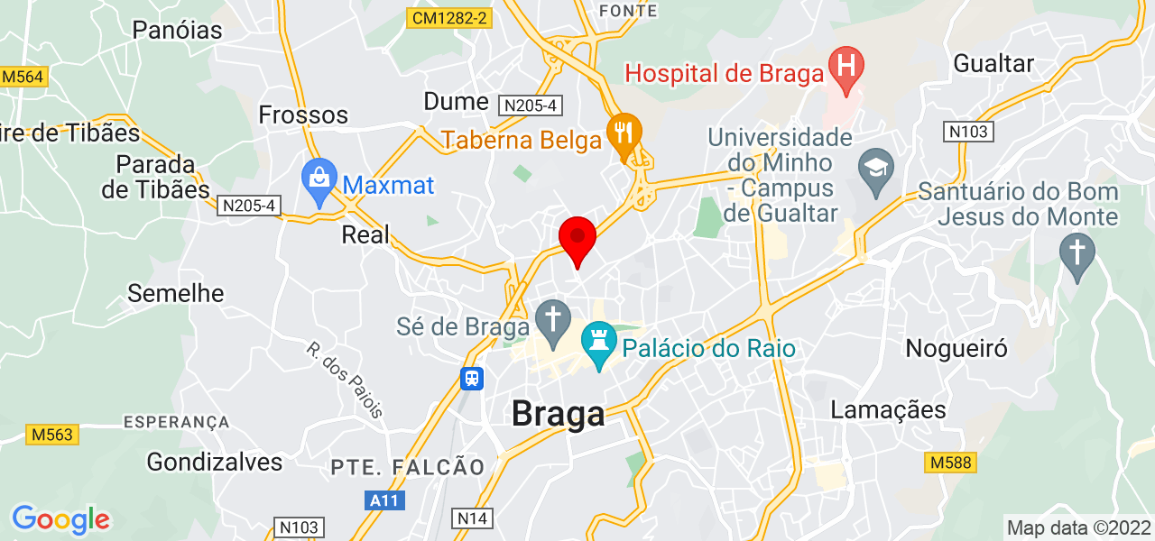 Anna Paula Teixeira Gon&ccedil;alves - Braga - Braga - Mapa