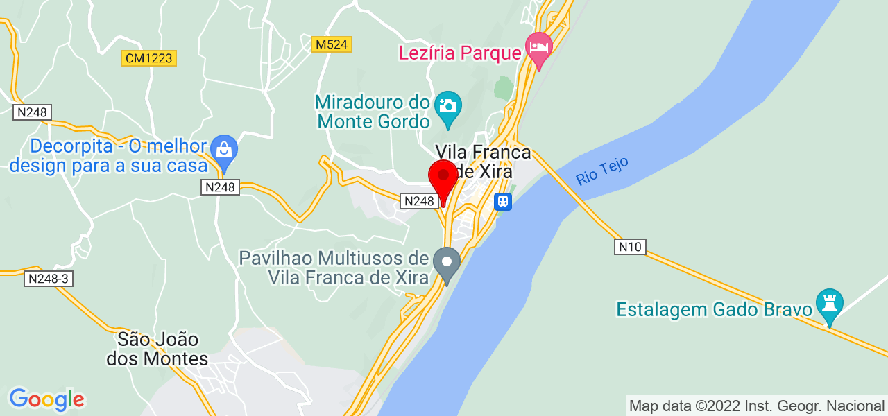 Luciano - Lisboa - Vila Franca de Xira - Mapa