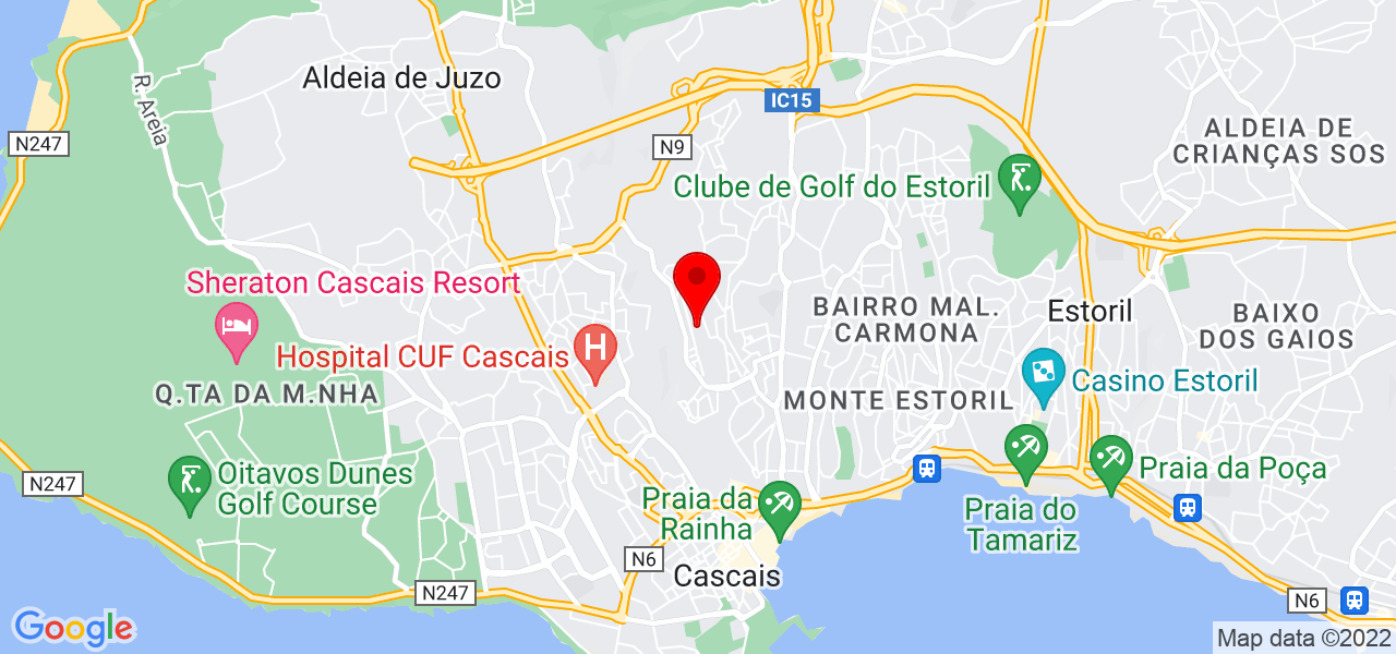 Catarina Valido Moreira - Lisboa - Cascais - Mapa