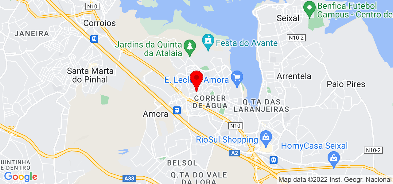 SBC PET - Setúbal - Seixal - Mapa