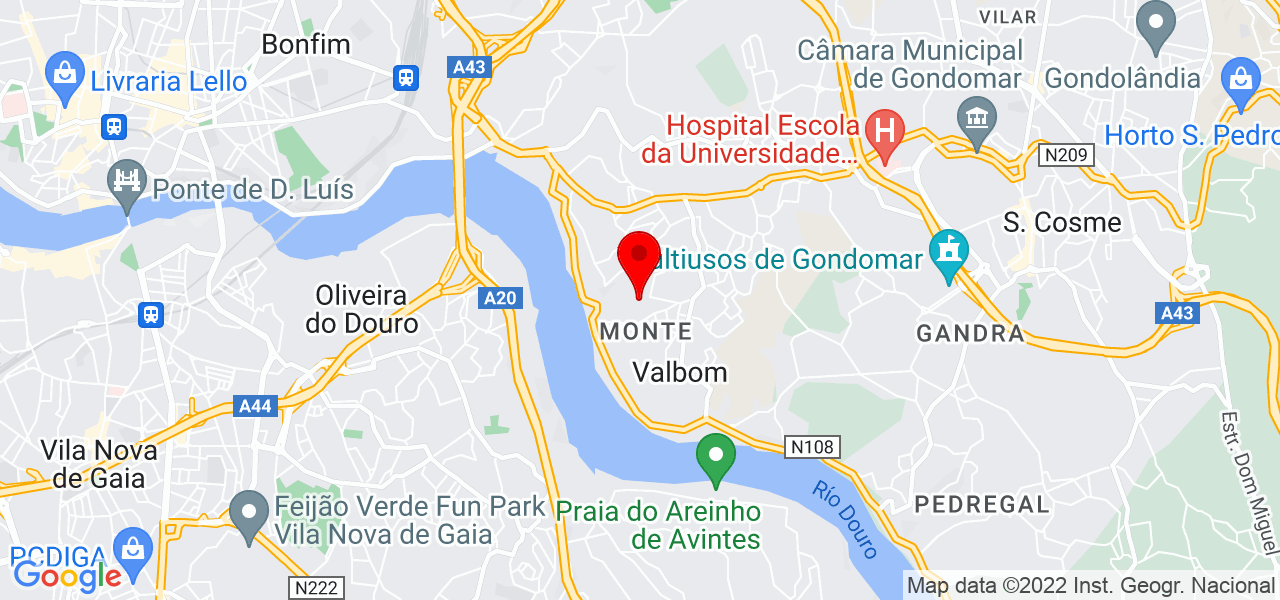 Renata - Porto - Gondomar - Map