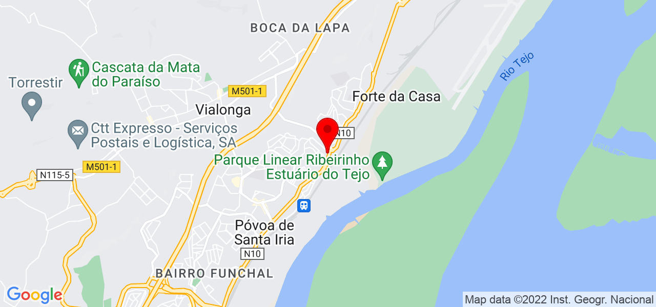 Powerstring - Lisboa - Vila Franca de Xira - Mapa
