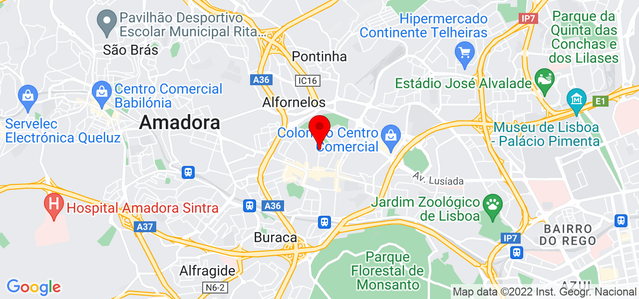 Heverton Valadao Fernandes - Lisboa - Lisboa - Mapa