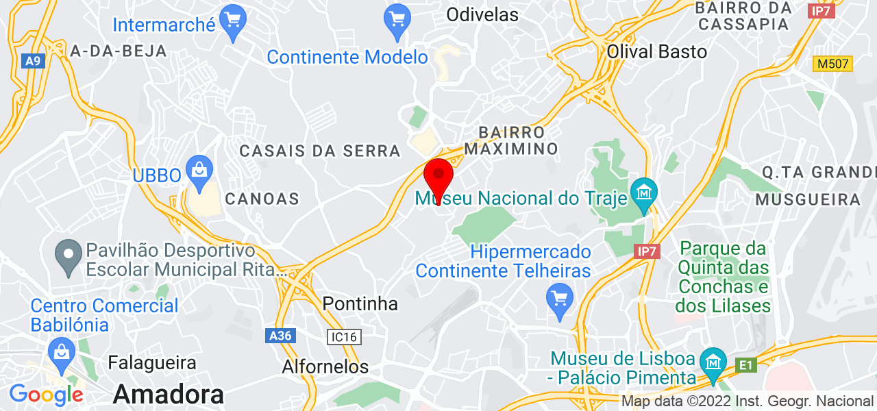 Ju Sampaio - Lisboa - Odivelas - Mapa