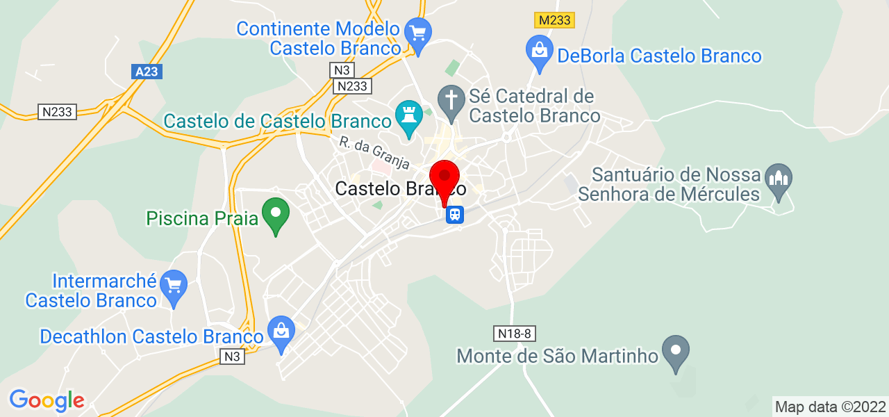 Cleiton Teixeira de Oliveira - Castelo Branco - Castelo Branco - Mapa
