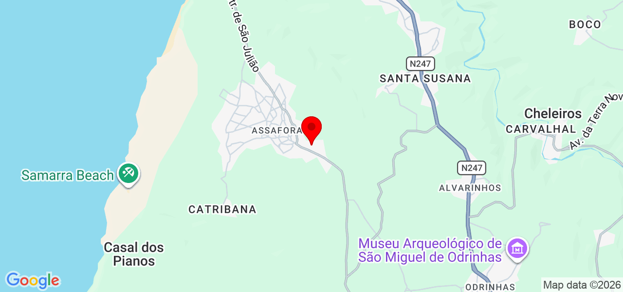 Dione Borges - Lisboa - Sintra - Mapa
