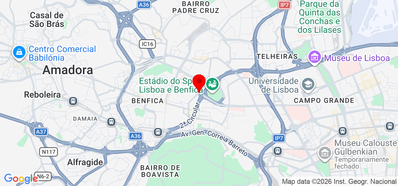 Nuno Rocha - Lisboa - Lisboa - Mapa