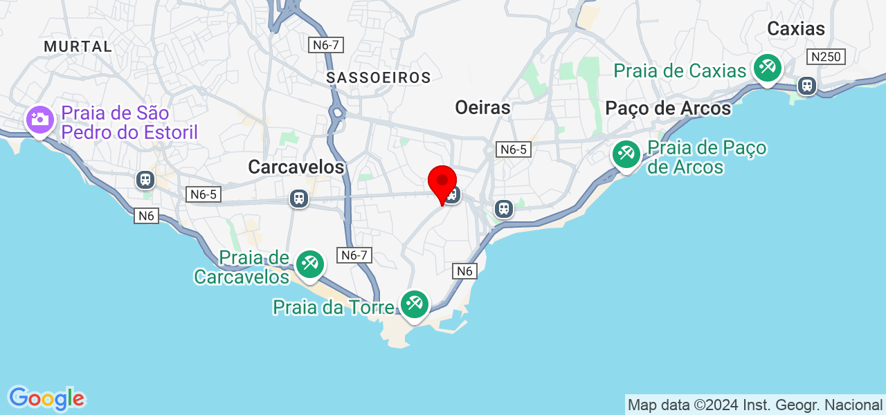 Ana Elysa - Lisboa - Oeiras - Karte