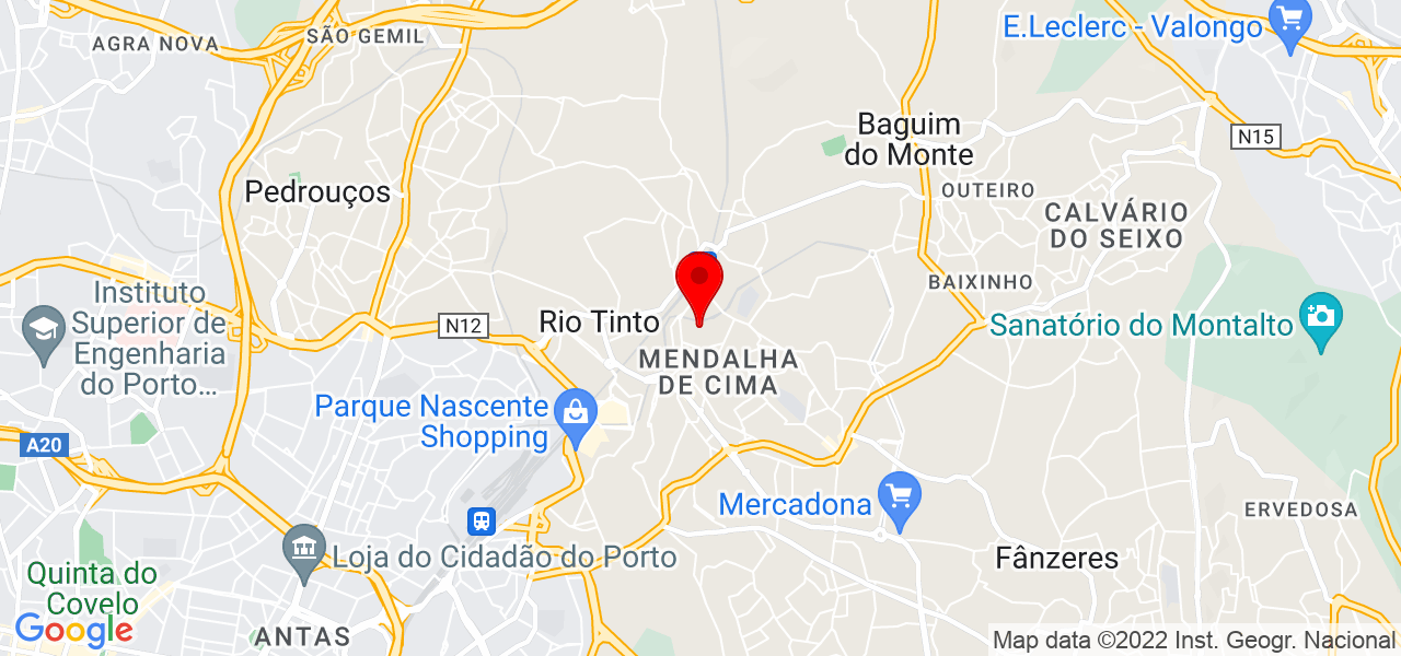 Jose barboza - Porto - Gondomar - Mapa