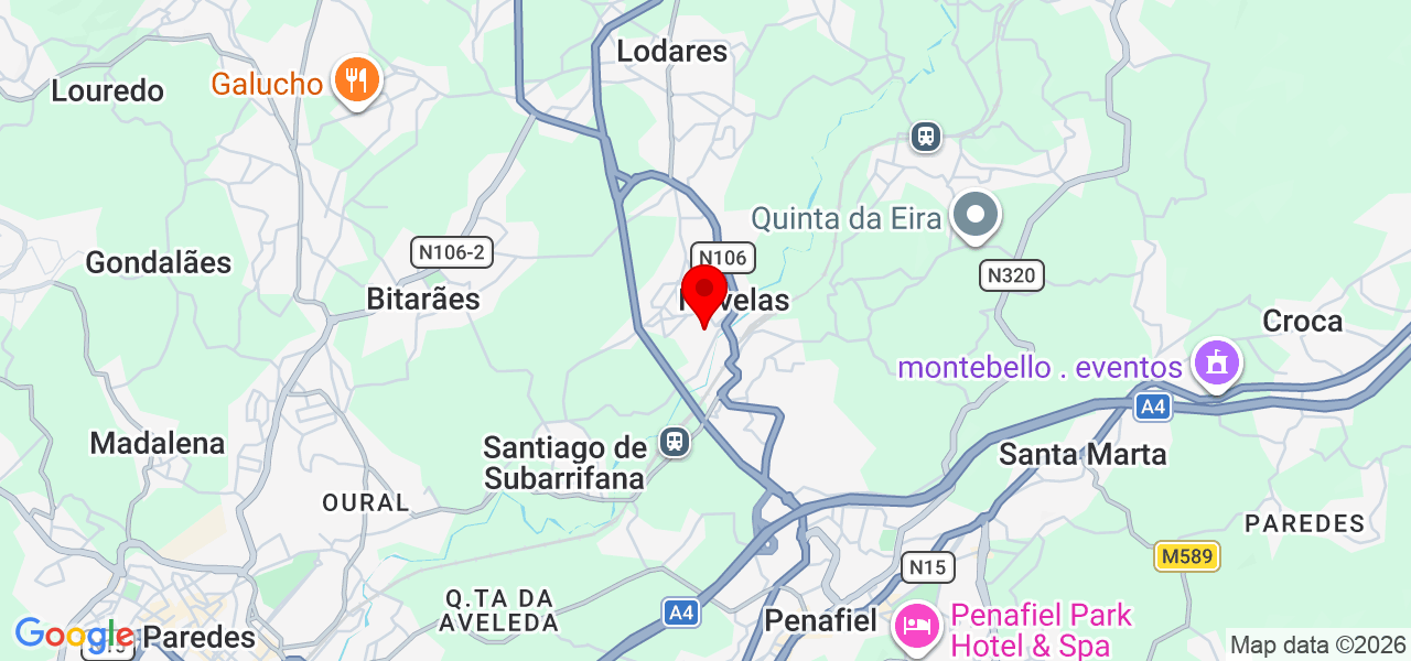 Sabina Tarot & Espiritualidade - Porto - Penafiel - Map