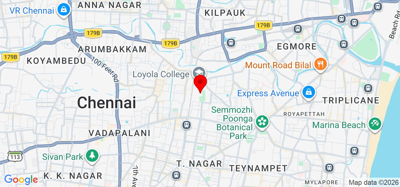 Sraj - Chennai - Chennai - Map
