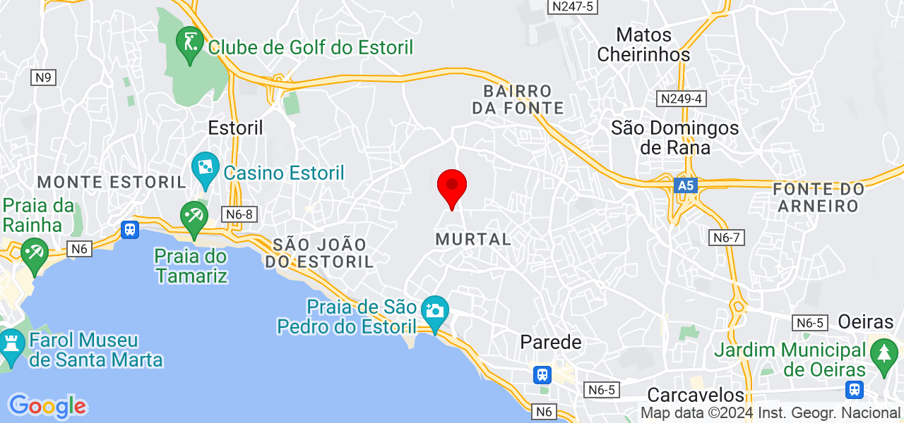 Esther Gomes - Lisboa - Cascais - Mapa