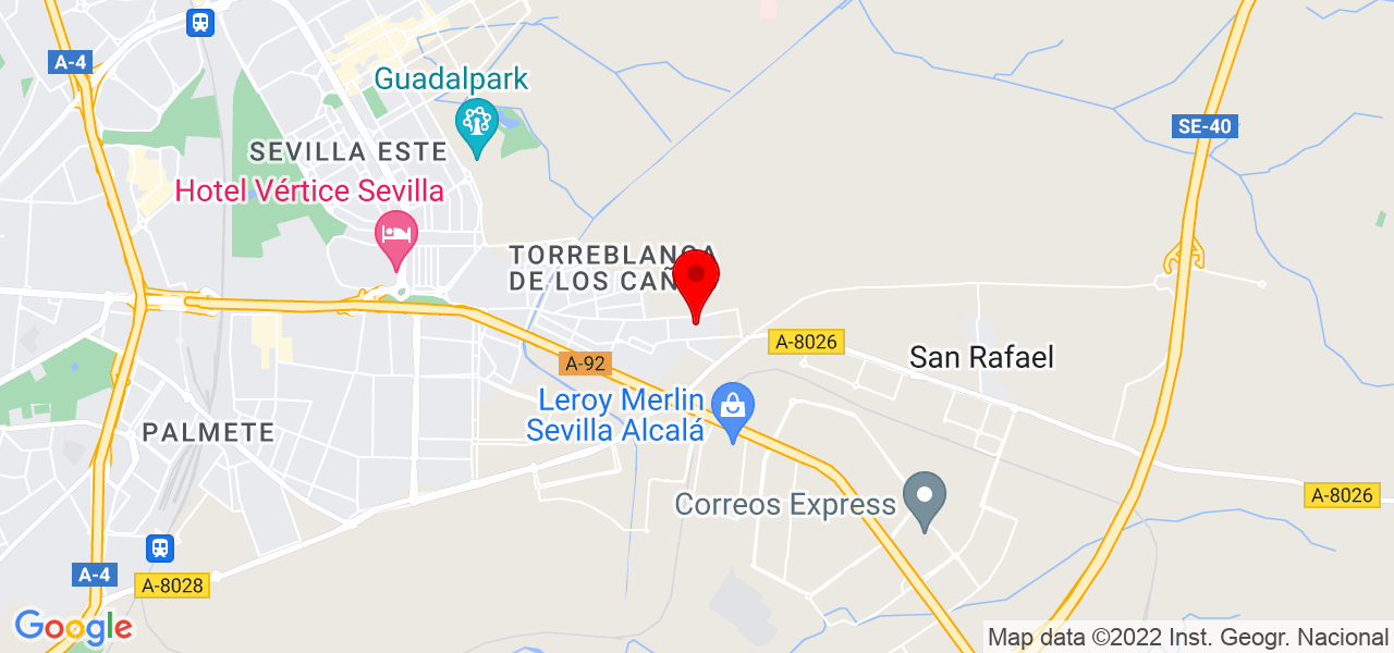 Rejane belo - Andalucía - Sevilla - Mapa