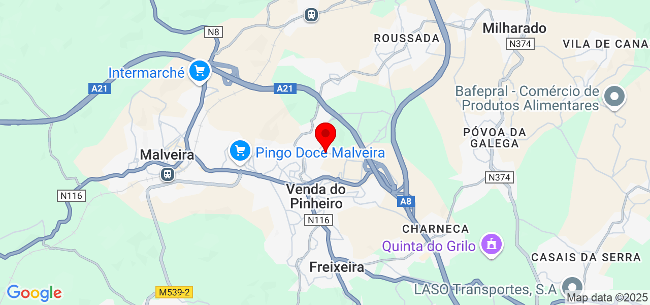 Sani - Lisboa - Mafra - Map
