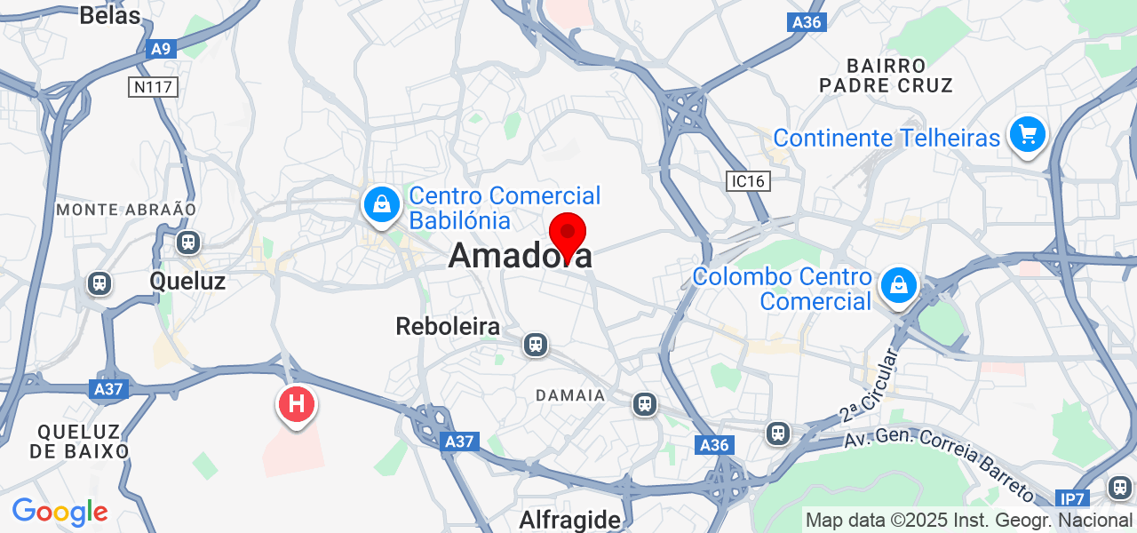 Silva Chaves - Lisboa - Amadora - Mapa