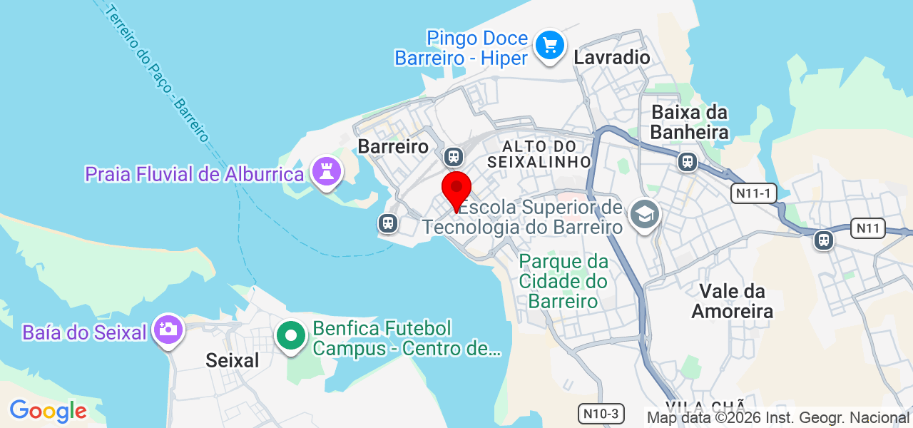 Gomes revestimentos - Setúbal - Barreiro - Mapa