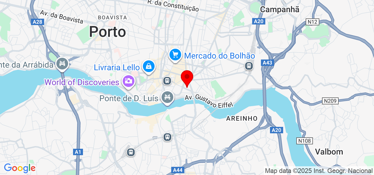 Alan pedreiro - Porto - Porto - Mapa