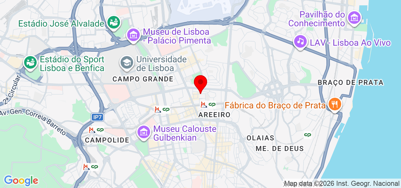 Luciana Trindade da Silva - Lisboa - Lisboa - Karte