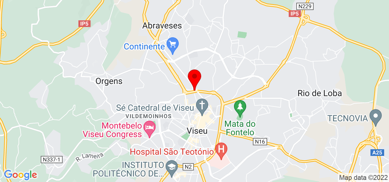 Tiago Resende - Viseu - Viseu - Mapa