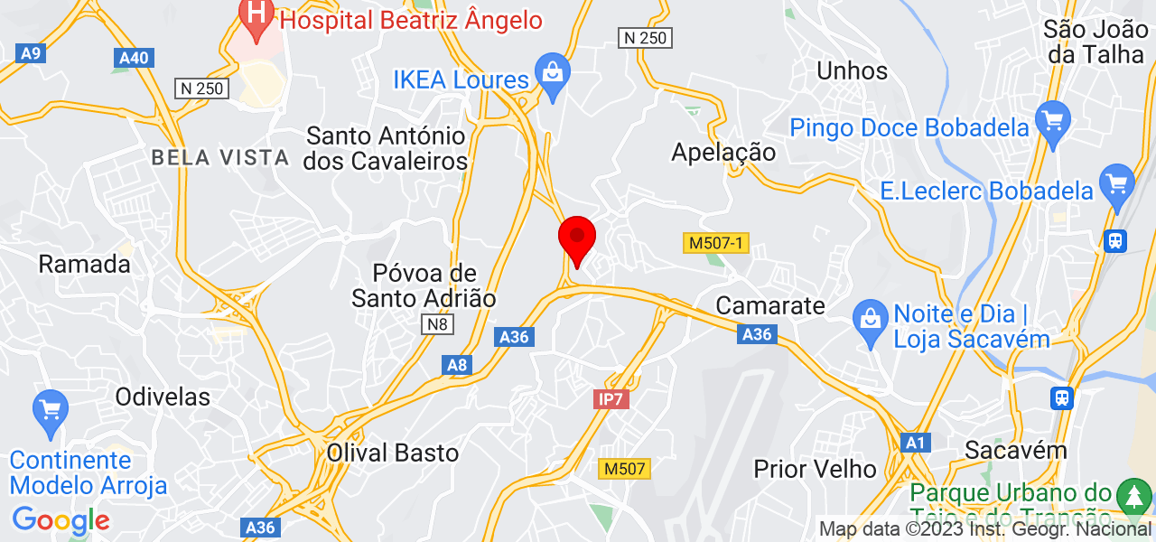 Carlos Pina - Lisboa - Loures - Mapa