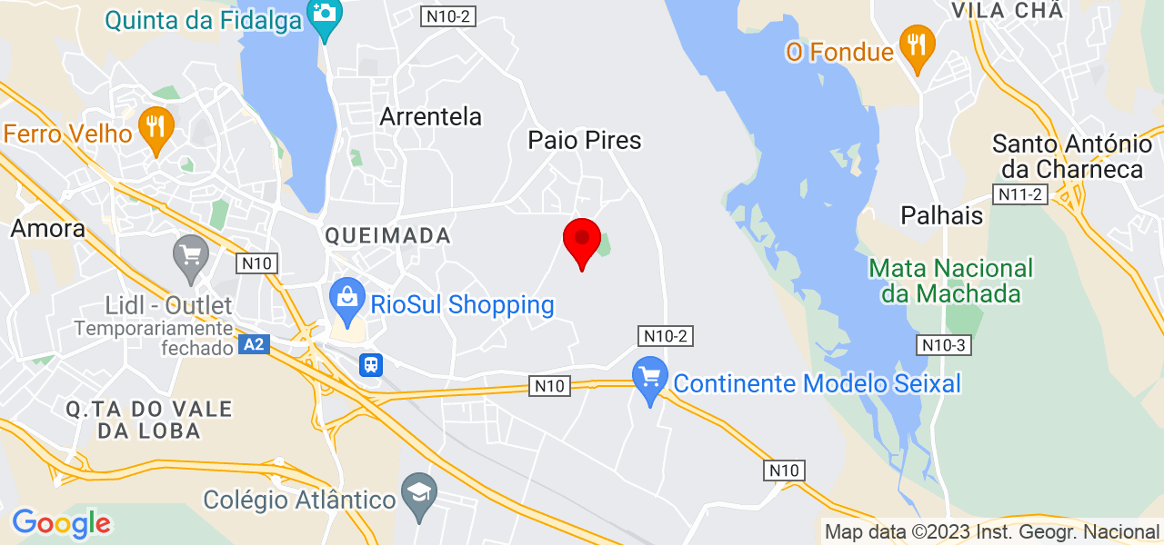 Francisco Cavaco - Setúbal - Seixal - Mapa