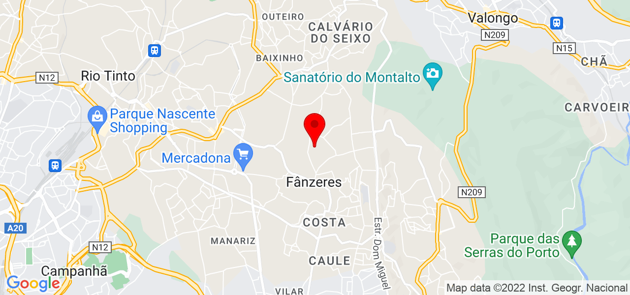 Beatriz PEreira - Porto - Gondomar - Mapa