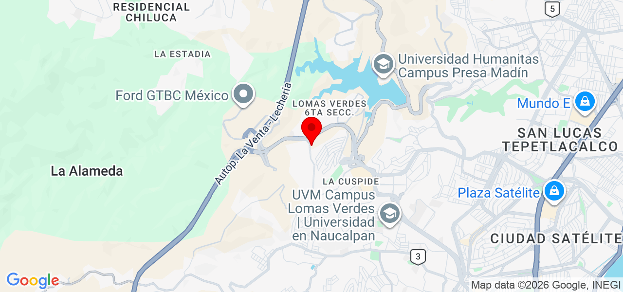 Daniel Bravo Serrano - México - Naucalpan de Juárez - Mapa