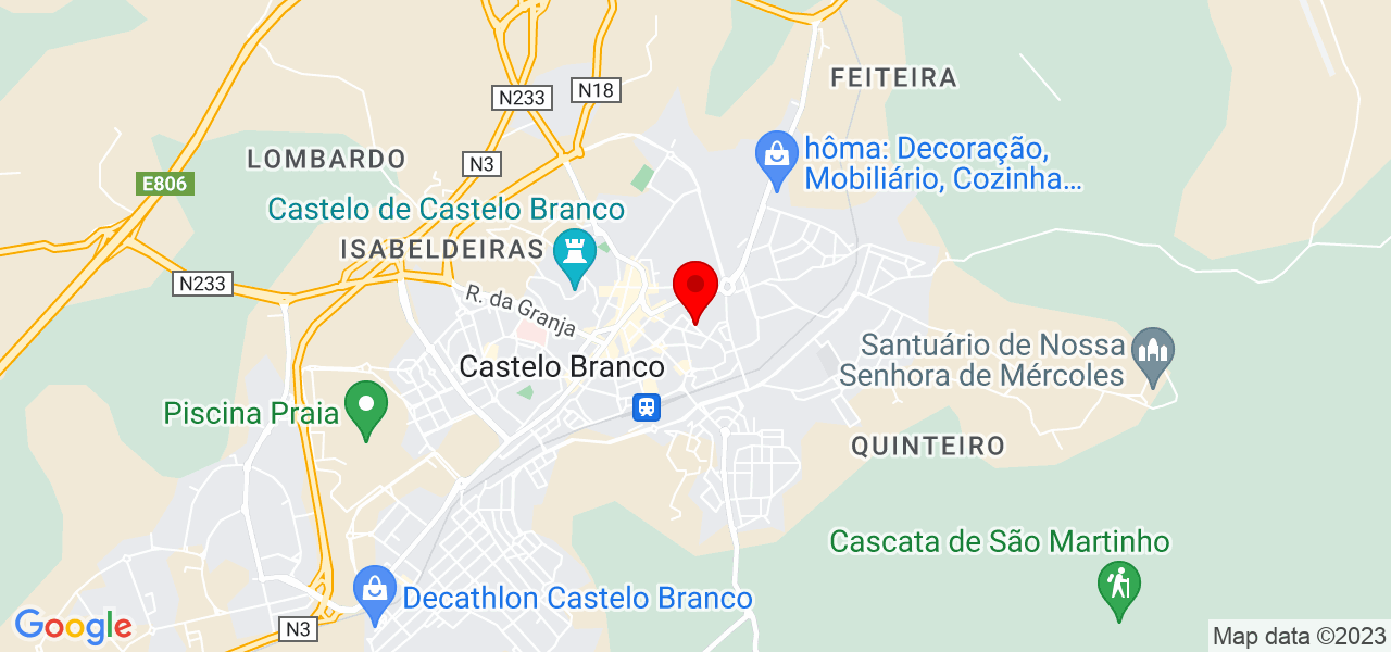 Sergio Murilo - Castelo Branco - Castelo Branco - Mapa